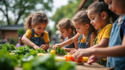 La sensibilisation des enfants aux fruits et l&eacute;gumes : une f&ecirc;te qui rassemble 600 participants