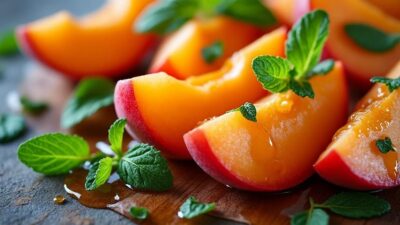 Les brugnons rouges et savoureux, un tr&eacute;sor estival pour booster vitalit&eacute; et plaisir