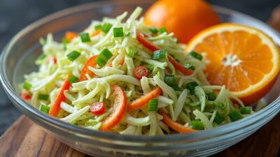 Les secrets d&rsquo;une salade &eacute;quilibr&eacute;e au chou chinois et cl&eacute;mentines relev&eacute;e par la fra&icirc;cheur du gingembre &agrave; d&eacute;couvrir
