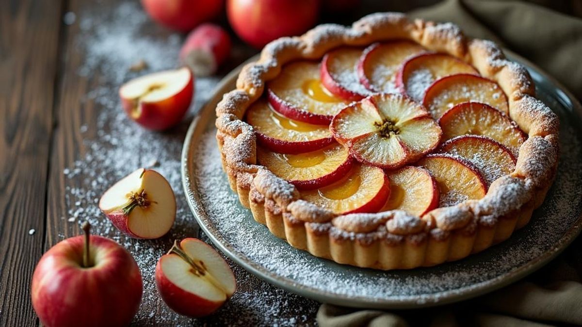 La recette de la tarte croustillante aux pommes qui transforme chaque instant en un d&eacute;lice partag&eacute;