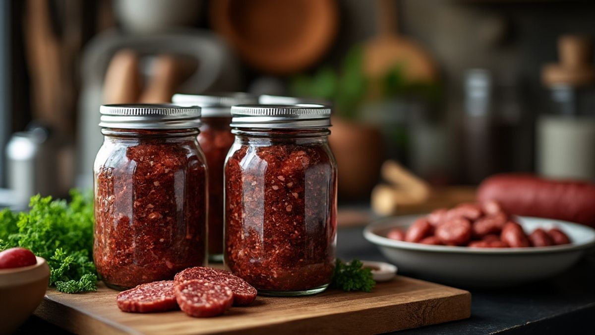 Apprenez &agrave; r&eacute;aliser un boudin noir en bocaux simple et traditionnel qui s&eacute;duit &agrave; chaque bouch&eacute;e