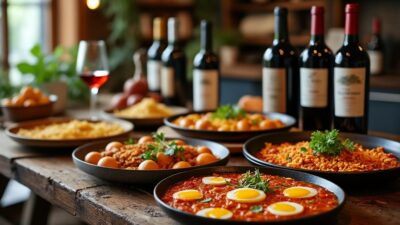 Apprenez &agrave; trouver le vin qui fera vibrer les ar&ocirc;mes de votre paella pour un repas parfait