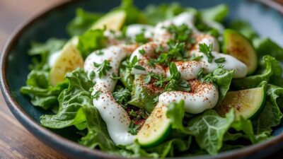 Ce que vos salades gagnent en saveurs et en douceur avec des sauces sans vinaigre ni citron