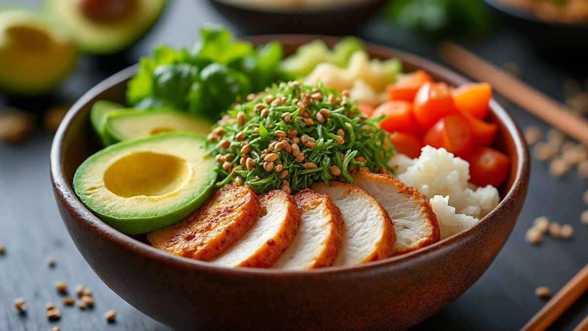 Comment pr&eacute;parer un poke bowl au poulet frais et gourmand en quelques &eacute;tapes simples et rapides