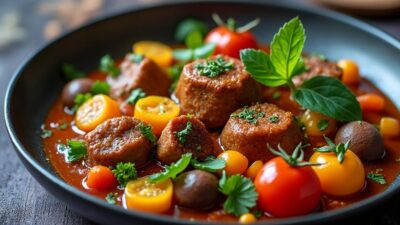 Les accompagnements qui &eacute;quilibrent et subliment la carbonade flamande avec finesse