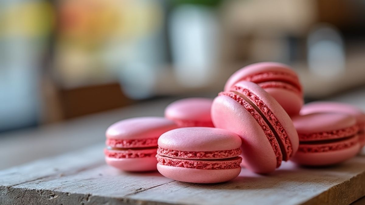Les macarons &agrave; la fraise d&eacute;clin&eacute;s avec passion pour ravir vos papilles et embellir vos moments gourmands