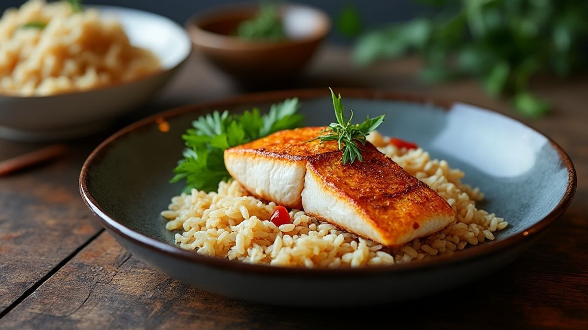 Optimisez votre plat de poisson avec un riz aux grains s&eacute;par&eacute;s et bien assaisonn&eacute;